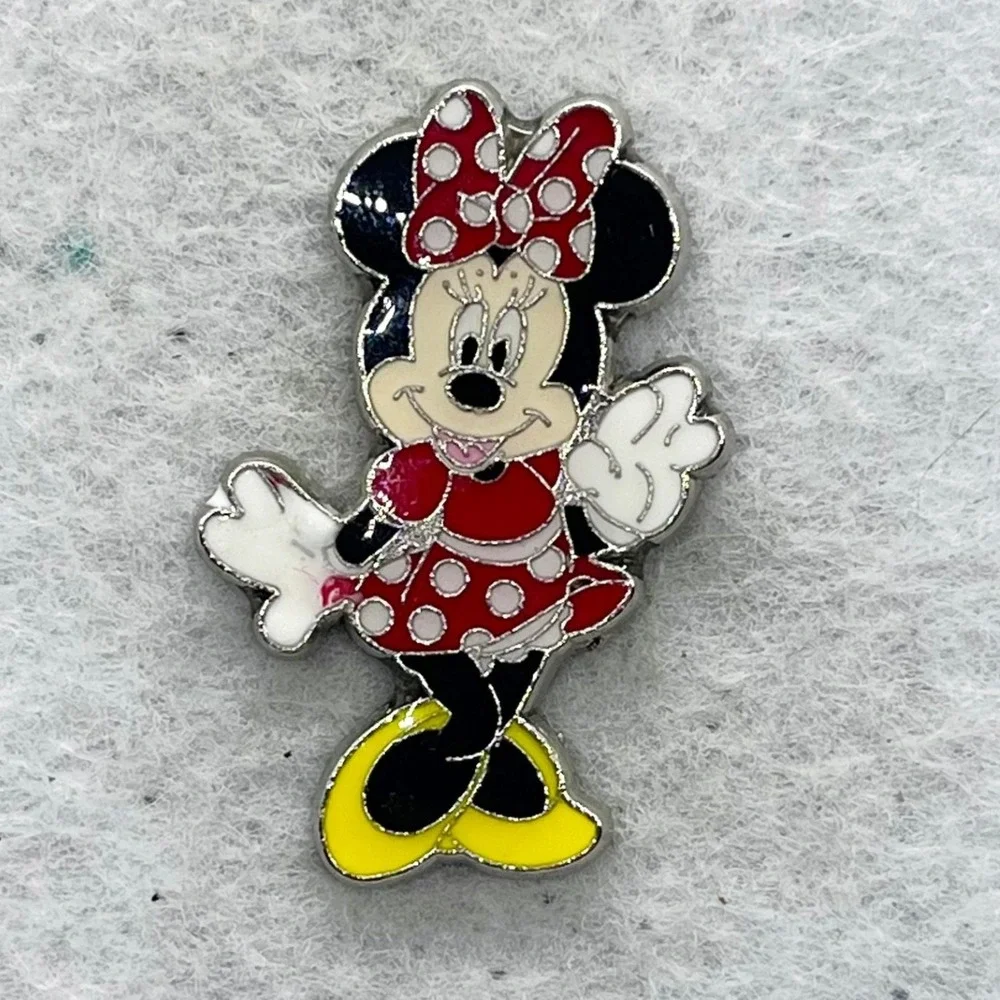 🔮 5/$25 Disney Minnie Mouse Red Polka Dot Dress Pin